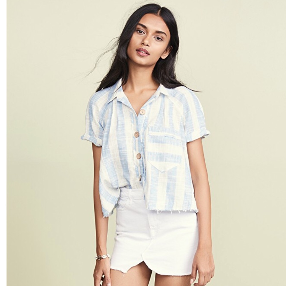 Free People striped top